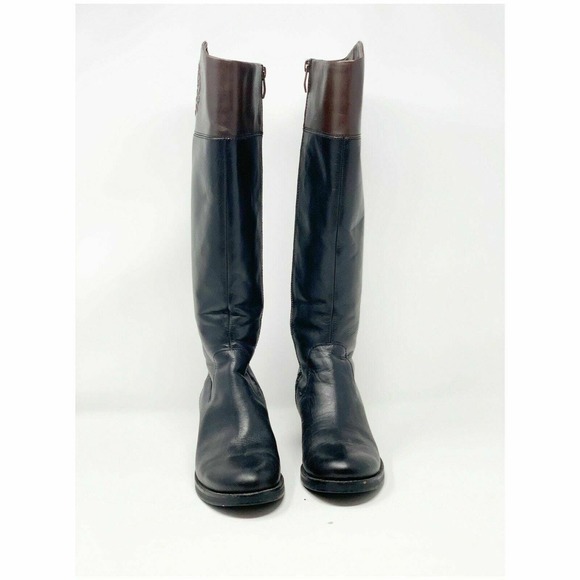 VINCE CAMUTO Duke Leather Riding Boots Heeled Knee Boots Size 6.5 - Picture 5 of 11